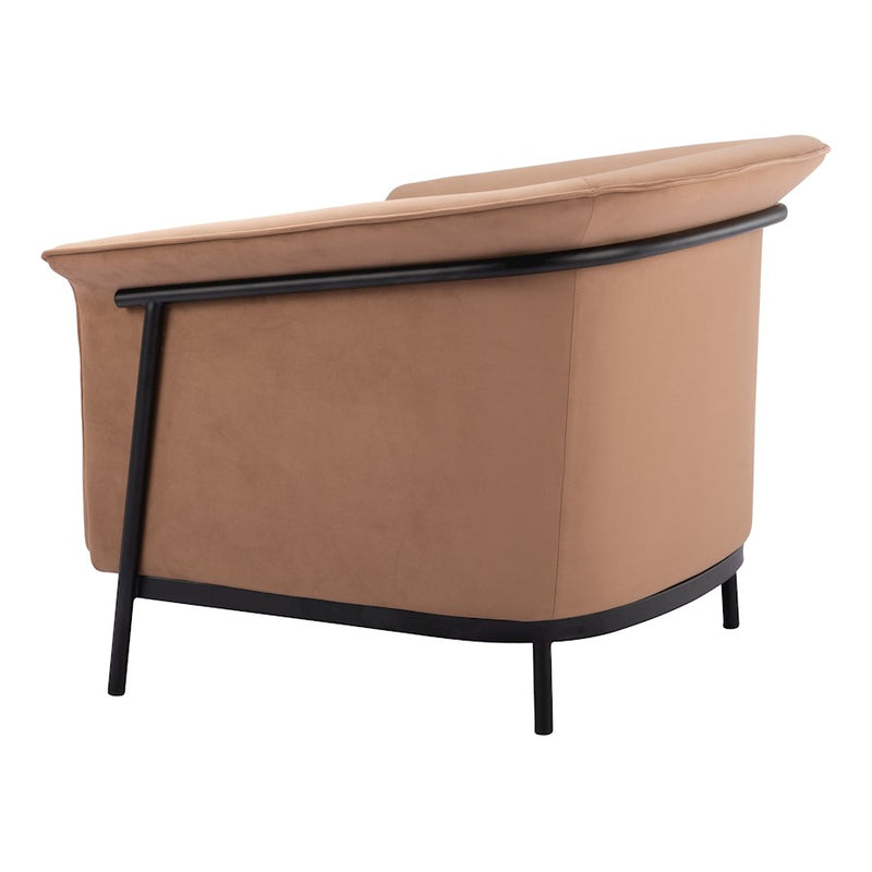 Zuo Modern Burry Accent Chair, Tan