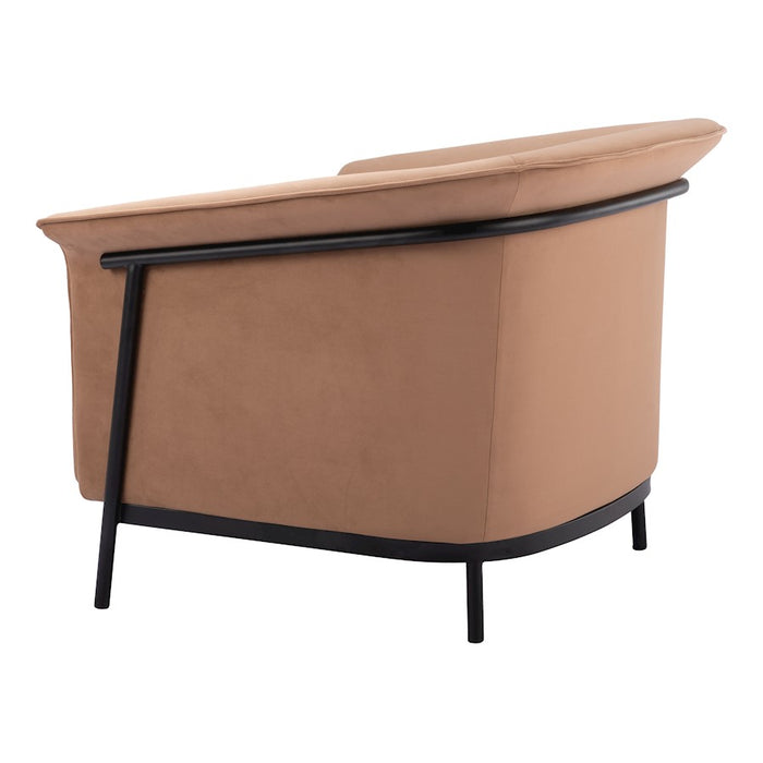 Zuo Modern Burry Accent Chair, Tan