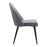 Zuo Modern Silloth Armless Dining Chair Set of 2, Gray