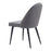 Zuo Modern Silloth Armless Dining Chair Set of 2, Gray