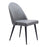 Zuo Modern Silloth Armless Dining Chair Set of 2, Gray