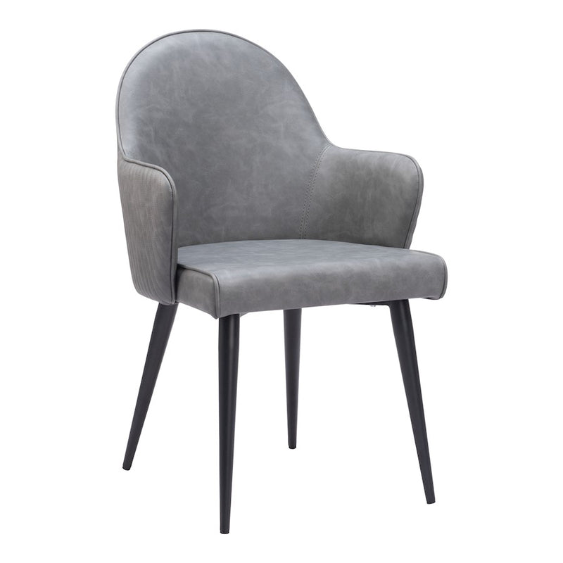 Zuo Modern Silloth Dining Chair, Gray