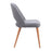 Zuo Modern Leith Dining Chair Set of 2, Gray
