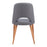 Zuo Modern Leith Dining Chair Set of 2, Gray