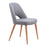 Zuo Modern Leith Dining Chair Set of 2, Gray