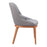 Zuo Modern Ayr Dining Chair Set of 2, Slate Gray