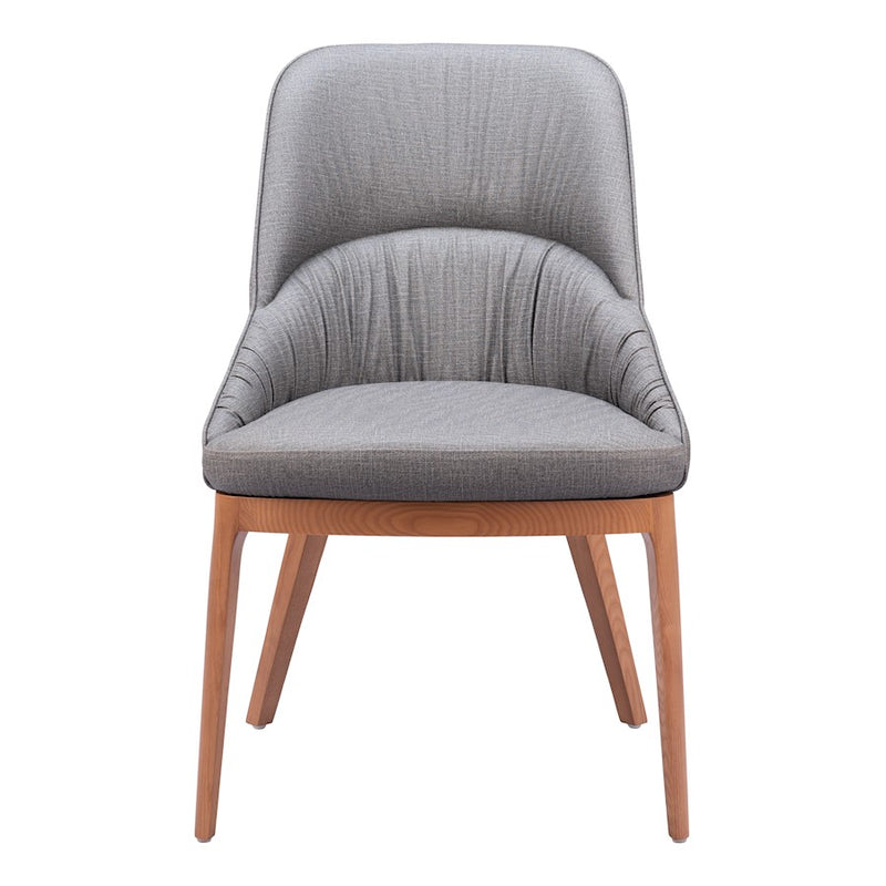 Zuo Modern Ayr Dining Chair Set of 2, Slate Gray