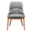 Zuo Modern Ayr Dining Chair Set of 2, Slate Gray