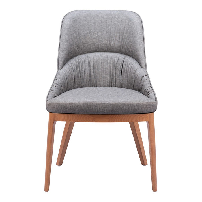Zuo Modern Ayr Dining Chair Set of 2, Slate Gray