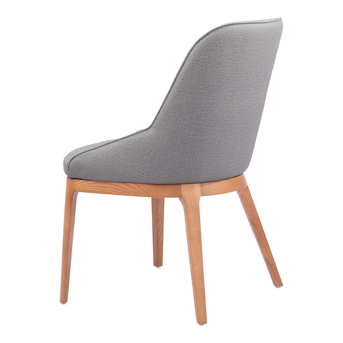 Zuo Modern Ayr Dining Chair Set of 2, Slate Gray