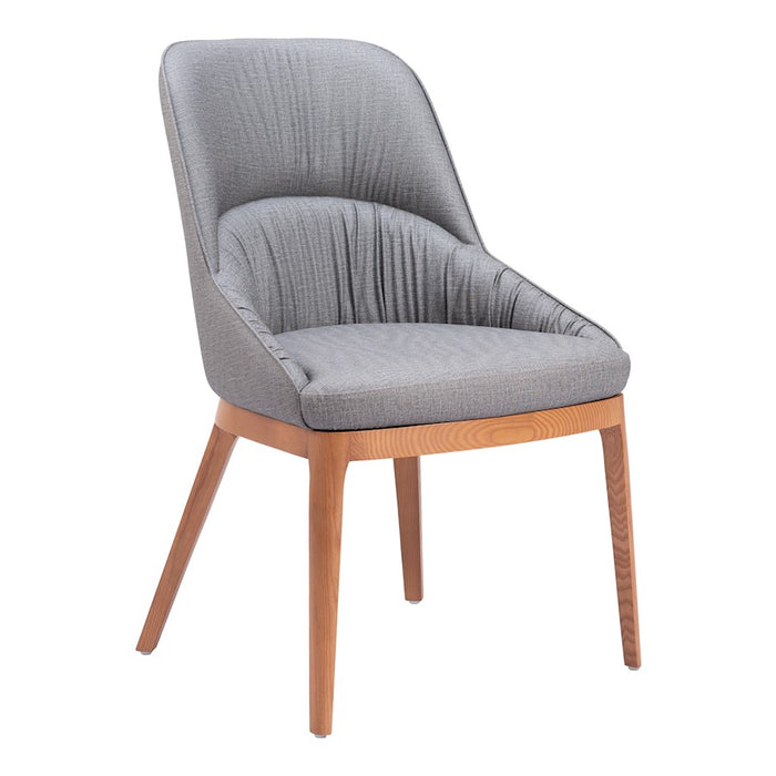 Zuo Modern Ayr Dining Chair Set of 2, Slate Gray
