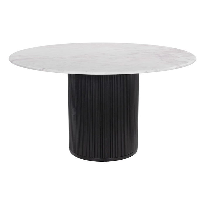 Zuo Modern Izola Dining Table, White/Black