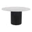 Zuo Modern Izola Dining Table, White/Black
