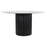 Zuo Modern Izola Dining Table, White/Black
