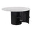 Zuo Modern Izola Dining Table, White/Black