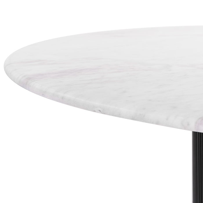 Zuo Modern Izola Dining Table, White/Black