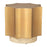 Zuo Modern Osam Side Table, Gold/Beige