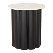 Zuo Modern Slika Side Table, White/Black - 110149