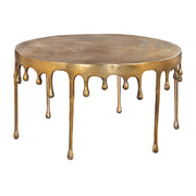 Zuo Modern Drip Coffee Table, Antique Brass - 110150
