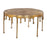 Zuo Modern Drip Coffee Table, Antique Brass