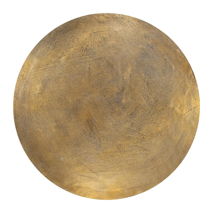 Zuo Modern Drip Coffee Table, Antique Brass
