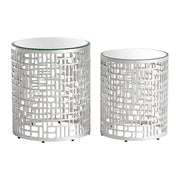 Zuo Modern Reden Side Table, Set of 2, Silver - 110153