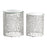 Zuo Modern Reden Side Table, Set of 2, Silver - 110153