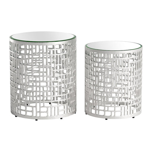 Zuo Modern Reden Side Table, Set of 2, Silver
