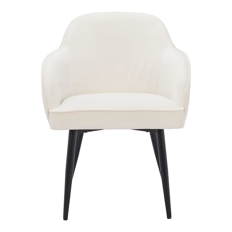 Zuo Modern Jolie Dining Chair Set of 2, Ivory