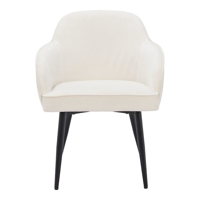 Zuo Modern Jolie Dining Chair Set of 2, Ivory