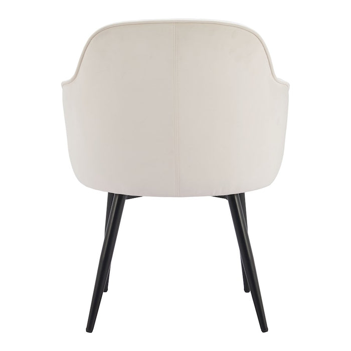 Zuo Modern Jolie Dining Chair Set of 2, Ivory