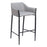 Zuo Modern Andover BarStool, Slate Gray