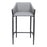 Zuo Modern Andover BarStool, Slate Gray