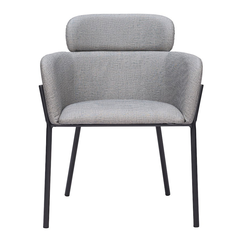 Zuo Modern Bremor Dining Chair Set of 2, Slate Gray