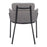 Zuo Modern Bremor Dining Chair Set of 2, Slate Gray