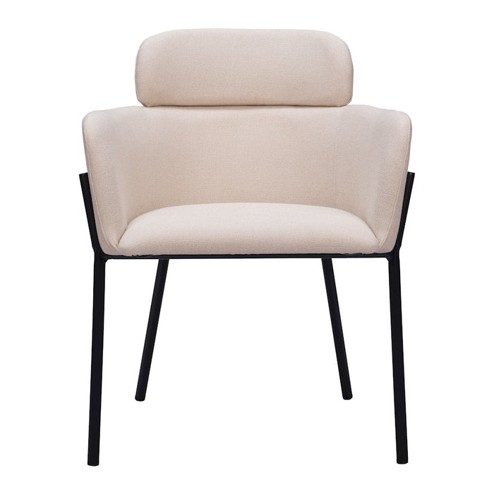 Zuo Modern Bremor Dining Chair Set of 2, Beige