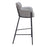 Zuo Modern Bremor BarStool, Slate Gray