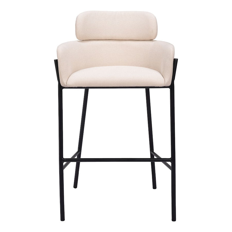 Zuo Modern Bremor BarStool, Beige