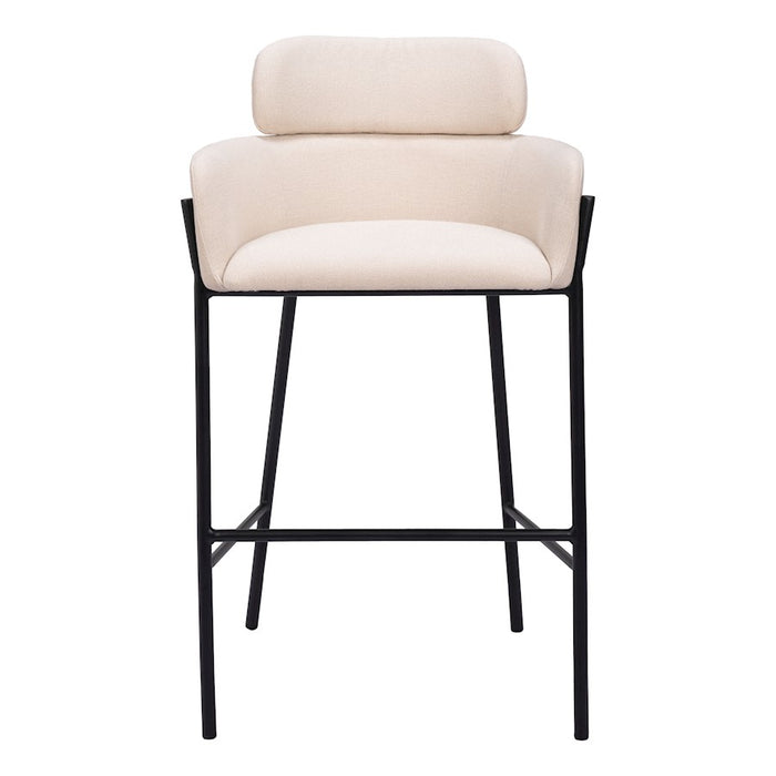 Zuo Modern Bremor BarStool, Beige