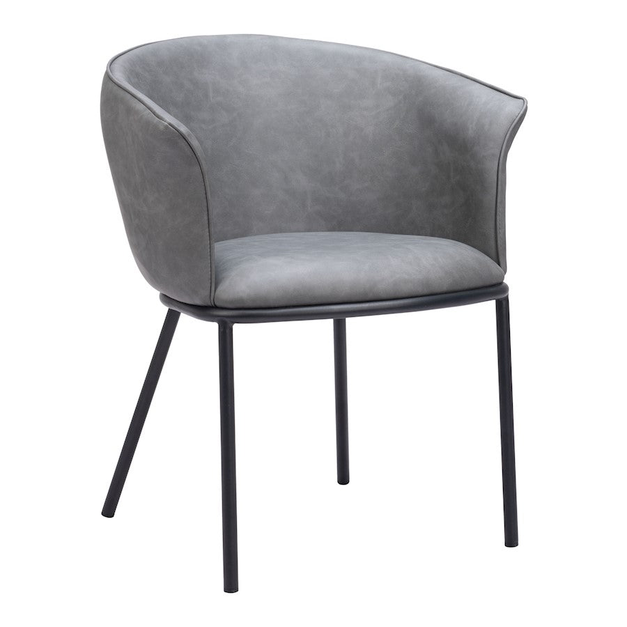 Zuo Modern Garston Dining Chair, Gray - 110175