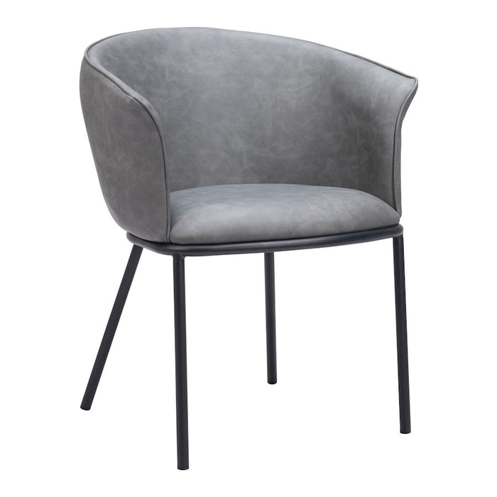 Zuo Modern Garston Dining Chair, Gray