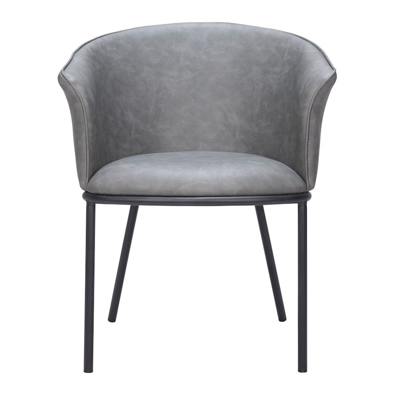 Zuo Modern Garston Dining Chair, Gray