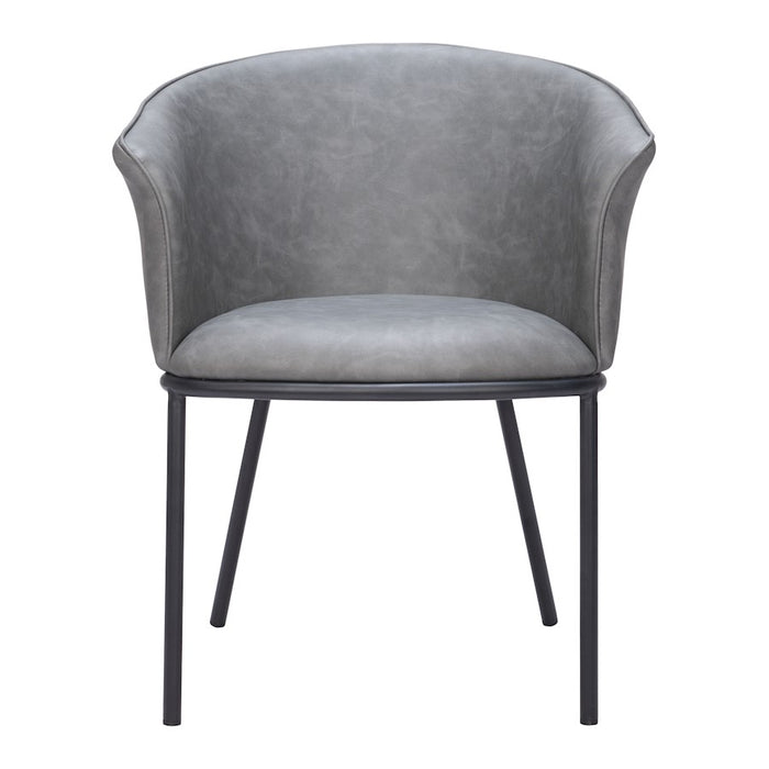 Zuo Modern Garston Dining Chair, Gray