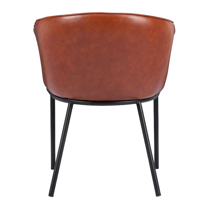 Zuo Modern Garston Dining Chair, Brown