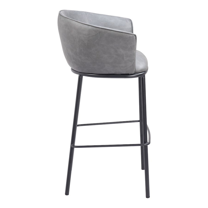 Zuo Modern Garston BarStool, Gray