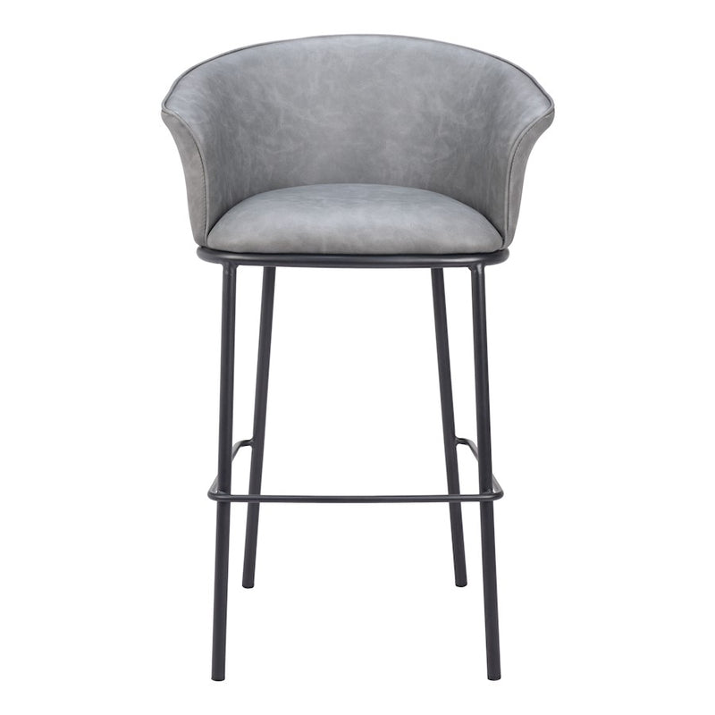 Zuo Modern Garston BarStool, Gray
