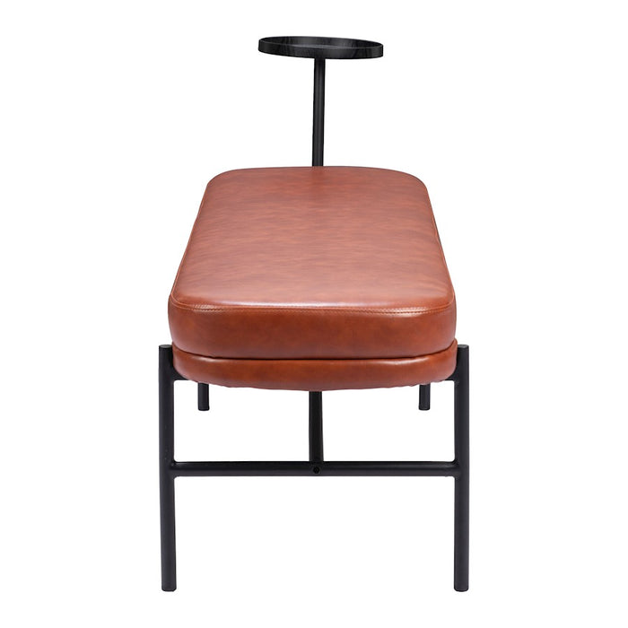 Zuo Modern Ploce Bench, Brown