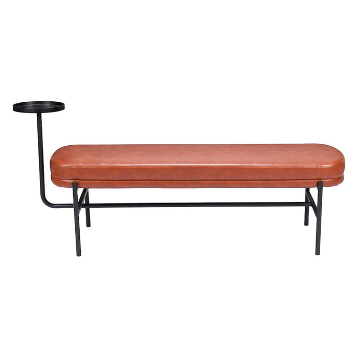 Zuo Modern Ploce Bench, Brown