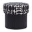 Zuo Modern Boto Storage Ottoman, Black/White - 110181