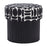 Zuo Modern Boto Storage Ottoman, Black/White
